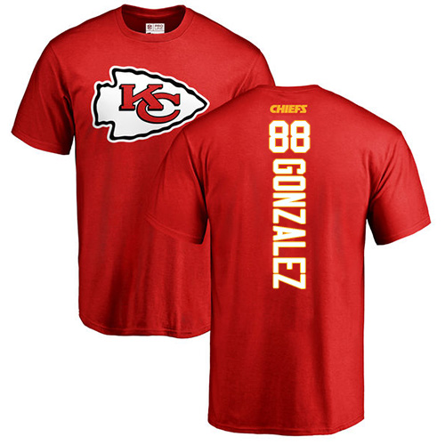 NFL Nike Kansas City Chiefs #88 Tony Gonzalez Red Backer T-Shirt
