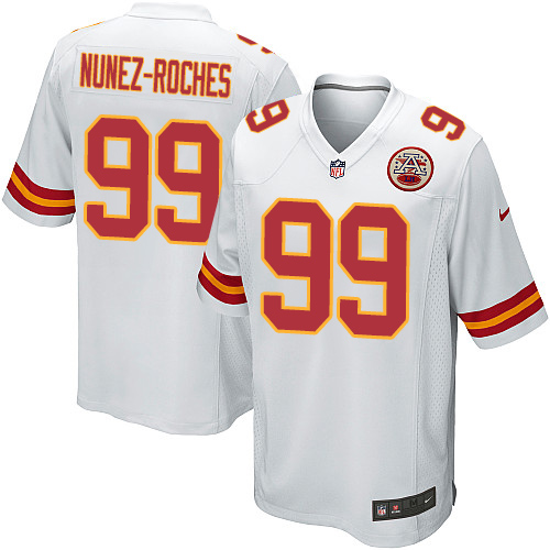 Men's Nike Kansas City Chiefs #99 Rakeem Nunez-Roches Game White NFL Jersey