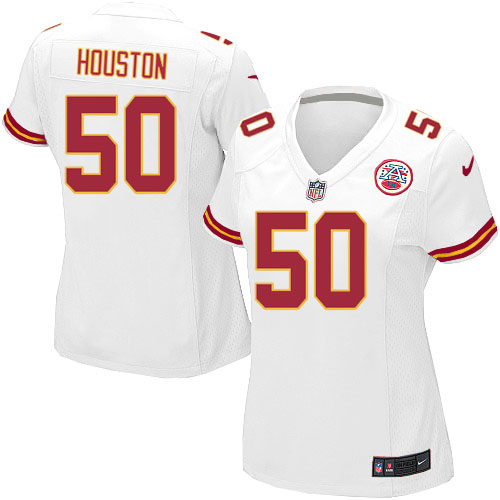 Women's Nike Kansas City Chiefs #50 Justin Houston Game White NFL Jersey