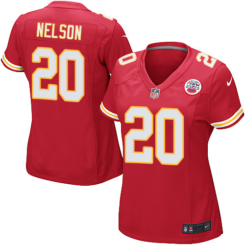 Women's Nike Kansas City Chiefs #20 Steven Nelson Game Red Team Color NFL Jersey