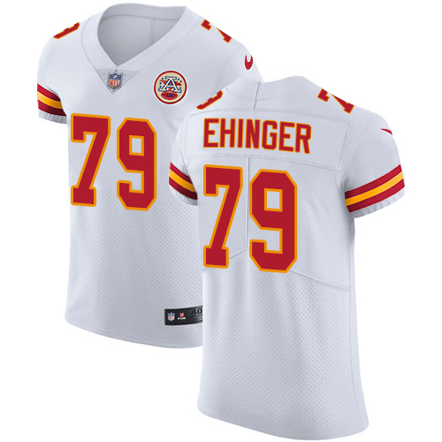 Men's Nike Kansas City Chiefs #79 Parker Ehinger White Vapor Untouchable Elite Player NFL Jersey