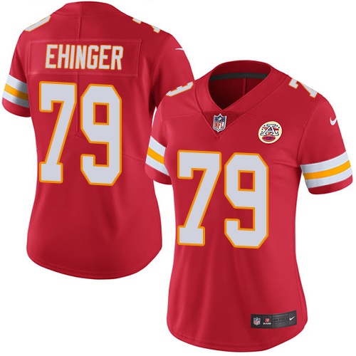 Women's Nike Kansas City Chiefs #79 Parker Ehinger Red Team Color Vapor Untouchable Limited Player NFL Jersey