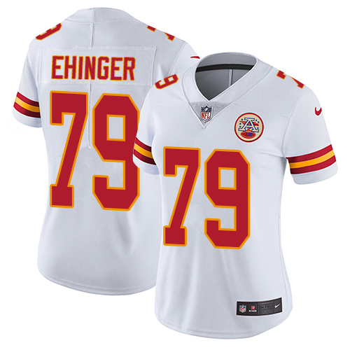 Women's Nike Kansas City Chiefs #79 Parker Ehinger White Vapor Untouchable Elite Player NFL Jersey