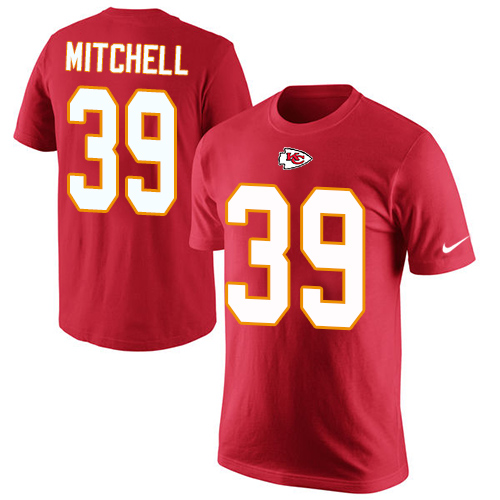 NFL Men's Nike Kansas City Chiefs #39 Terrance Mitchell Red Rush Pride Name & Number T-Shirt