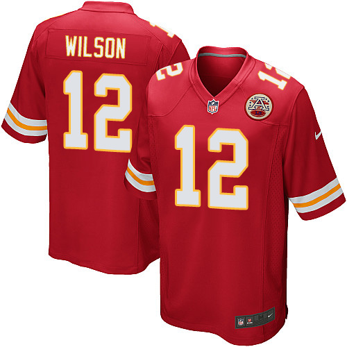 Men's Nike Kansas City Chiefs #12 Albert Wilson Game Red Team Color NFL Jersey
