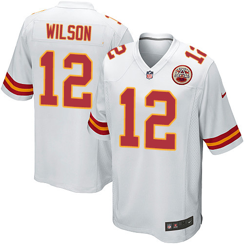 Men's Nike Kansas City Chiefs #12 Albert Wilson Game White NFL Jersey