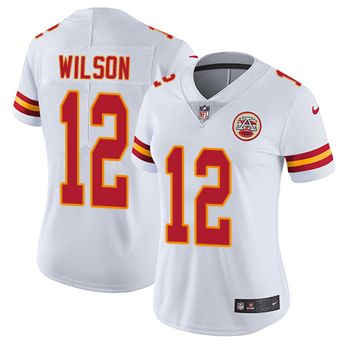 Women's Nike Kansas City Chiefs #12 Albert Wilson White Vapor Untouchable Elite Player NFL Jersey