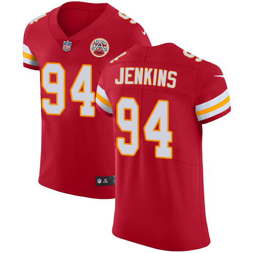 Men's Nike Kansas City Chiefs #94 Jarvis Jenkins Red Team Color Vapor Untouchable Elite Player NFL Jersey