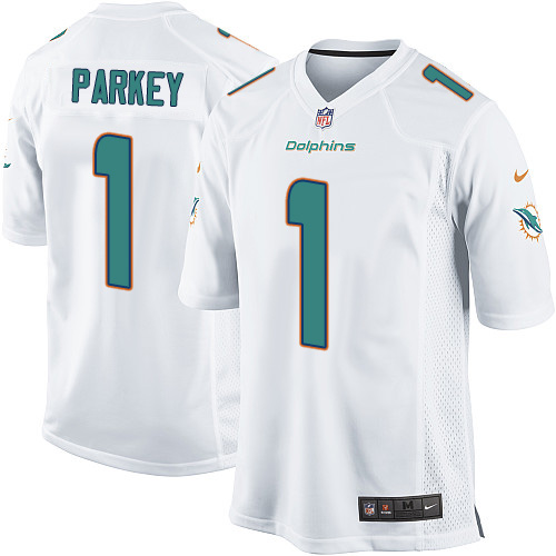 Men's Nike Miami Dolphins #1 Cody Parkey Game White NFL Jersey