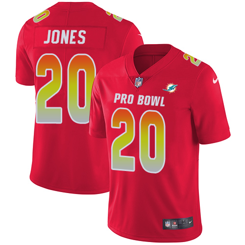 Youth Nike Miami Dolphins #20 Reshad Jones Limited Red 2018 Pro Bowl NFL Jersey