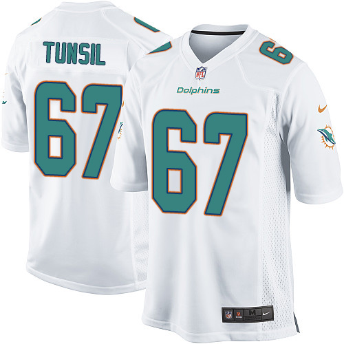 Youth Nike Miami Dolphins #67 Laremy Tunsil Game White NFL Jersey