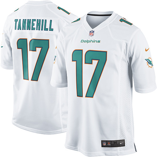Youth Nike Miami Dolphins #17 Ryan Tannehill Game White NFL Jersey