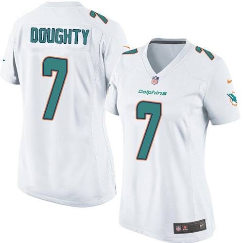 Women's Nike Miami Dolphins #7 Brandon Doughty Game White NFL Jersey