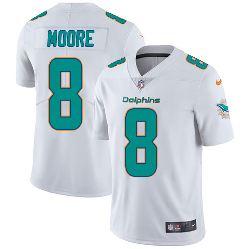 Youth Nike Miami Dolphins #8 Matt Moore White Vapor Untouchable Elite Player NFL Jersey