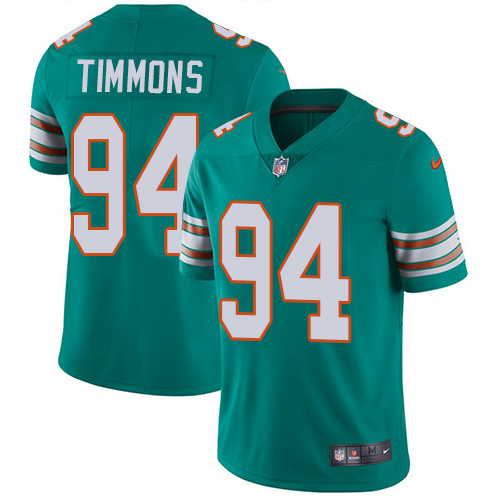 Youth Nike Miami Dolphins #94 Lawrence Timmons Aqua Green Alternate Vapor Untouchable Elite Player NFL Jersey