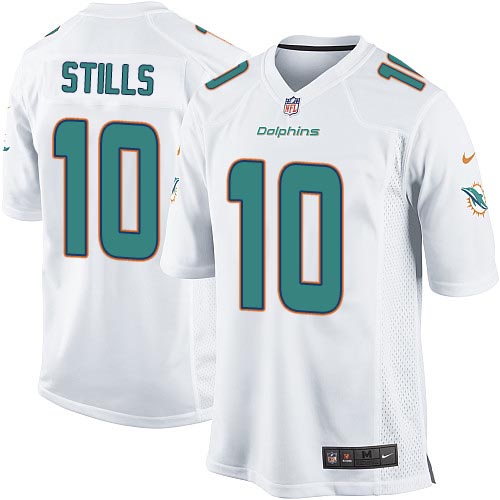 Youth Nike Miami Dolphins #10 Kenny Stills Game White NFL Jersey