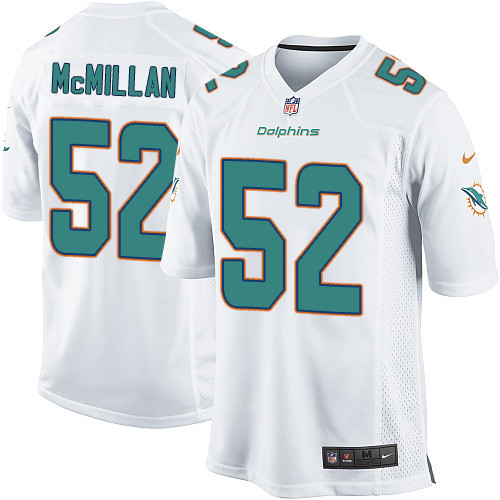 Men's Nike Miami Dolphins #52 Raekwon McMillan Game White NFL Jersey