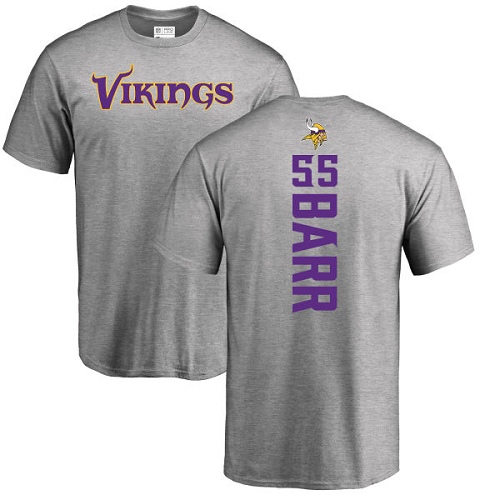 NFL Nike Minnesota Vikings #55 Anthony Barr Ash Backer T-Shirt