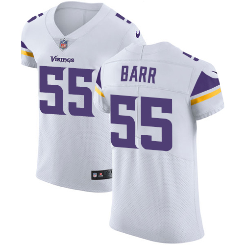 Men's Nike Minnesota Vikings #55 Anthony Barr White Vapor Untouchable Elite Player NFL Jersey