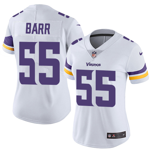 Women's Nike Minnesota Vikings #55 Anthony Barr White Vapor Untouchable Elite Player NFL Jersey