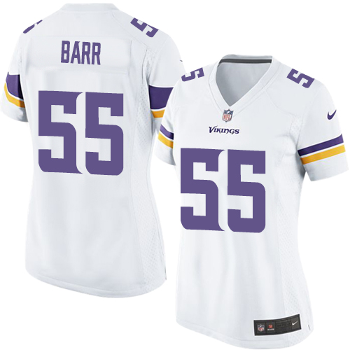 Women's Nike Minnesota Vikings #55 Anthony Barr Game White NFL Jersey