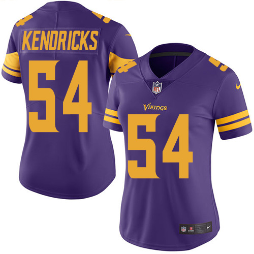 Women's Nike Minnesota Vikings #54 Eric Kendricks Elite Purple Rush Vapor Untouchable NFL Jersey