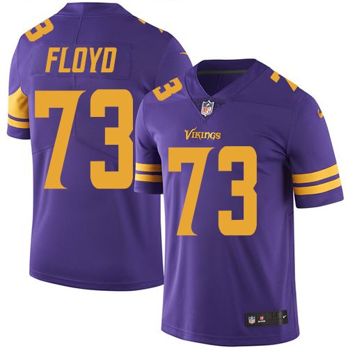 Men's Nike Minnesota Vikings #73 Sharrif Floyd Limited Purple Rush Vapor Untouchable NFL Jersey