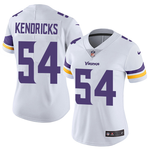Women's Nike Minnesota Vikings #54 Eric Kendricks White Vapor Untouchable Elite Player NFL Jersey