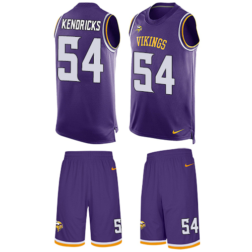 Men's Nike Minnesota Vikings #54 Eric Kendricks Limited Purple Tank Top Suit NFL Jersey