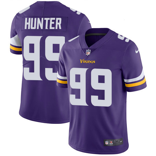 Men's Nike Minnesota Vikings #99 Danielle Hunter Purple Team Color Vapor Untouchable Limited Player NFL Jersey