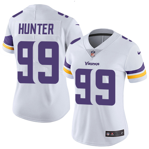 Women's Nike Minnesota Vikings #99 Danielle Hunter White Vapor Untouchable Elite Player NFL Jersey