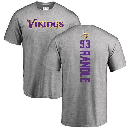 NFL Nike Minnesota Vikings #93 John Randle Ash Backer T-Shirt