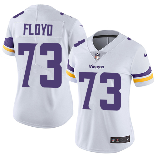 Women's Nike Minnesota Vikings #73 Sharrif Floyd White Vapor Untouchable Elite Player NFL Jersey