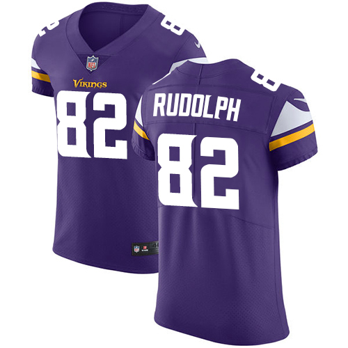 Men's Nike Minnesota Vikings #82 Kyle Rudolph Purple Team Color Vapor Untouchable Elite Player NFL Jersey