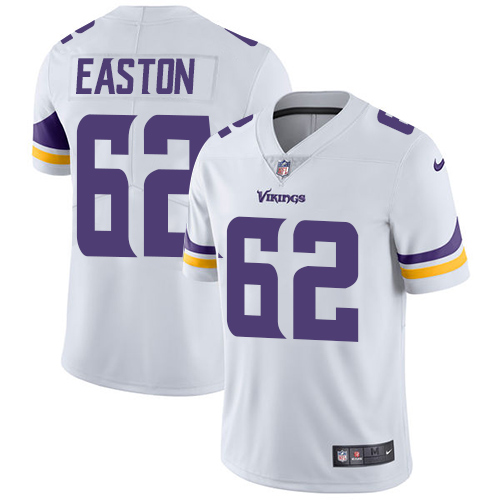 Youth Nike Minnesota Vikings #62 Nick Easton White Vapor Untouchable Limited Player NFL Jersey