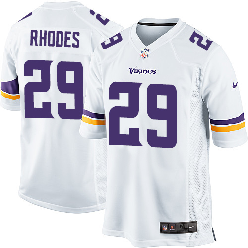 Men's Nike Minnesota Vikings #29 Xavier Rhodes Game White NFL Jersey