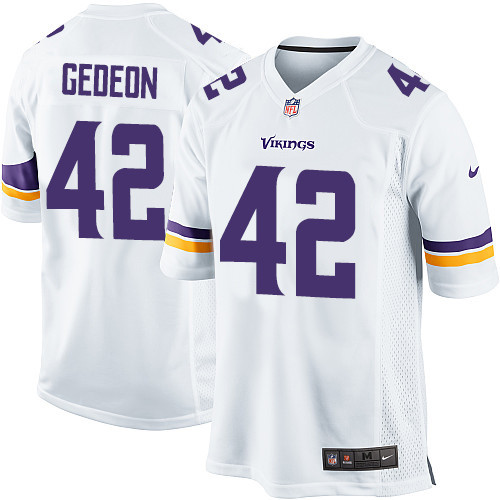 Men's Nike Minnesota Vikings #42 Ben Gedeon Game White NFL Jersey