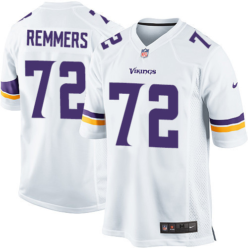 Men's Nike Minnesota Vikings #72 Mike Remmers Game White NFL Jersey