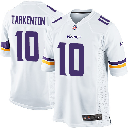 Men's Nike Minnesota Vikings #10 Fran Tarkenton Game White NFL Jersey