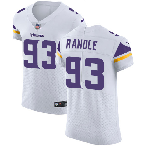 Men's Nike Minnesota Vikings #93 John Randle White Vapor Untouchable Elite Player NFL Jersey