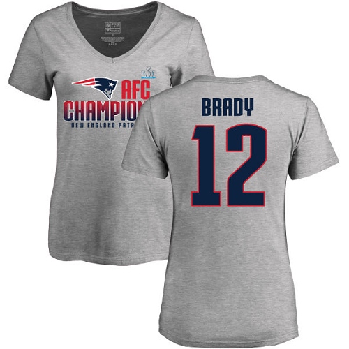 Women's Nike New England Patriots #12 Tom Brady Red Alternate Vapor Untouchable Elite Player NFL Jersey