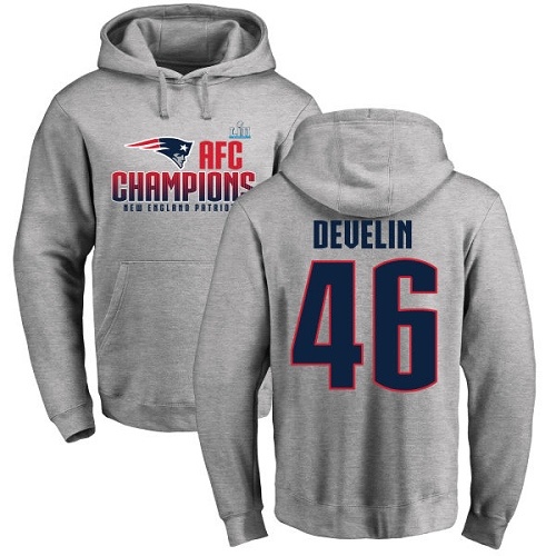 Women's Nike New England Patriots #46 James Develin Navy Blue Team Color Vapor Untouchable Elite Player NFL Jersey