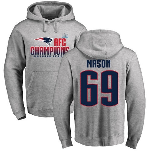 Women's Nike New England Patriots #69 Shaq Mason Navy Blue Team Color Vapor Untouchable Elite Player NFL Jersey