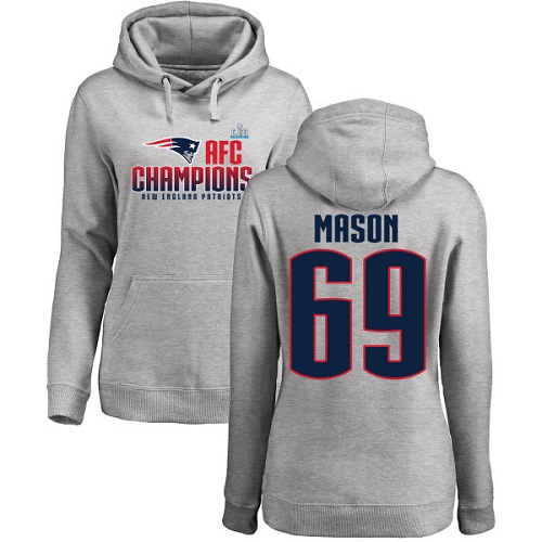 Women's Nike New England Patriots #69 Shaq Mason White Vapor Untouchable Elite Player NFL Jersey