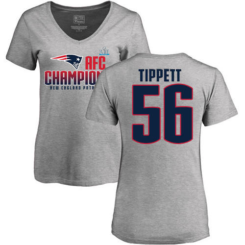 Women's Nike New England Patriots #56 Andre Tippett Red Alternate Vapor Untouchable Elite Player NFL Jersey