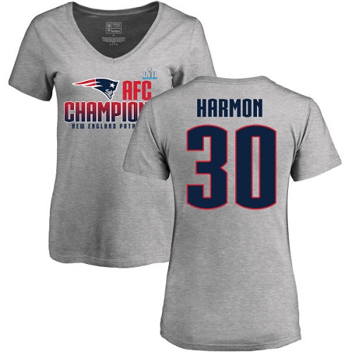 Women's Nike New England Patriots #30 Duron Harmon Red Alternate Vapor Untouchable Elite Player NFL Jersey