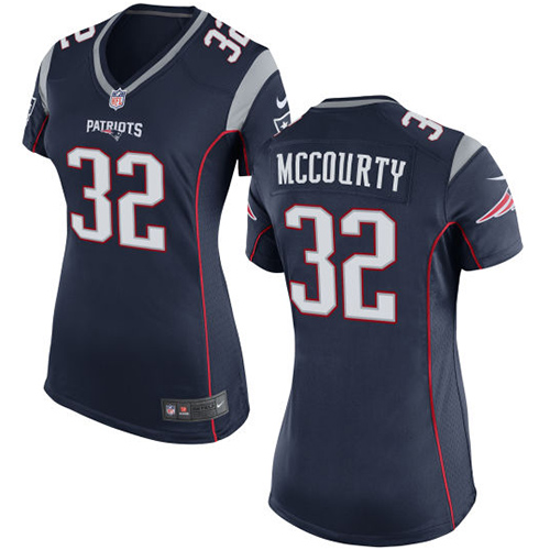 Women's Nike New England Patriots #32 Devin McCourty Game Navy Blue Team Color NFL Jersey