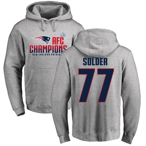 Women's Nike New England Patriots #77 Nate Solder Navy Blue Team Color Vapor Untouchable Elite Player NFL Jersey