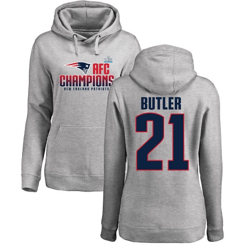 Women's Nike New England Patriots #21 Malcolm Butler White Vapor Untouchable Elite Player NFL Jersey