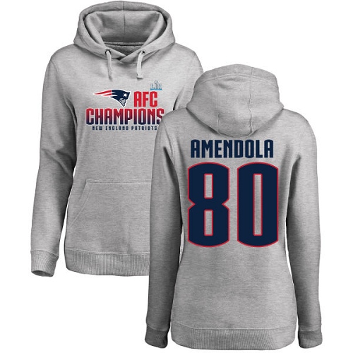 Women's Nike New England Patriots #80 Danny Amendola White Vapor Untouchable Elite Player NFL Jersey